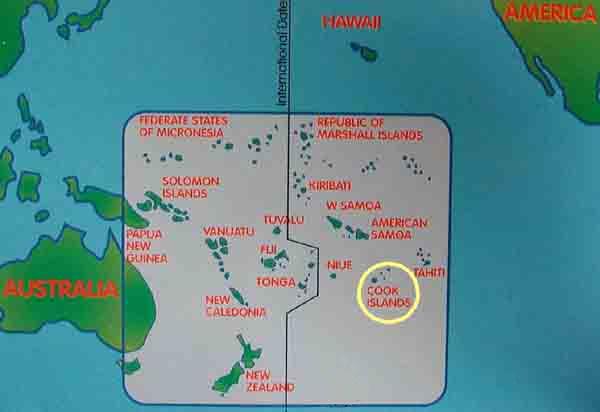 Cook Islands place in the world