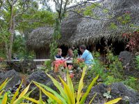 Outdoor dining at Kura's Kitchen